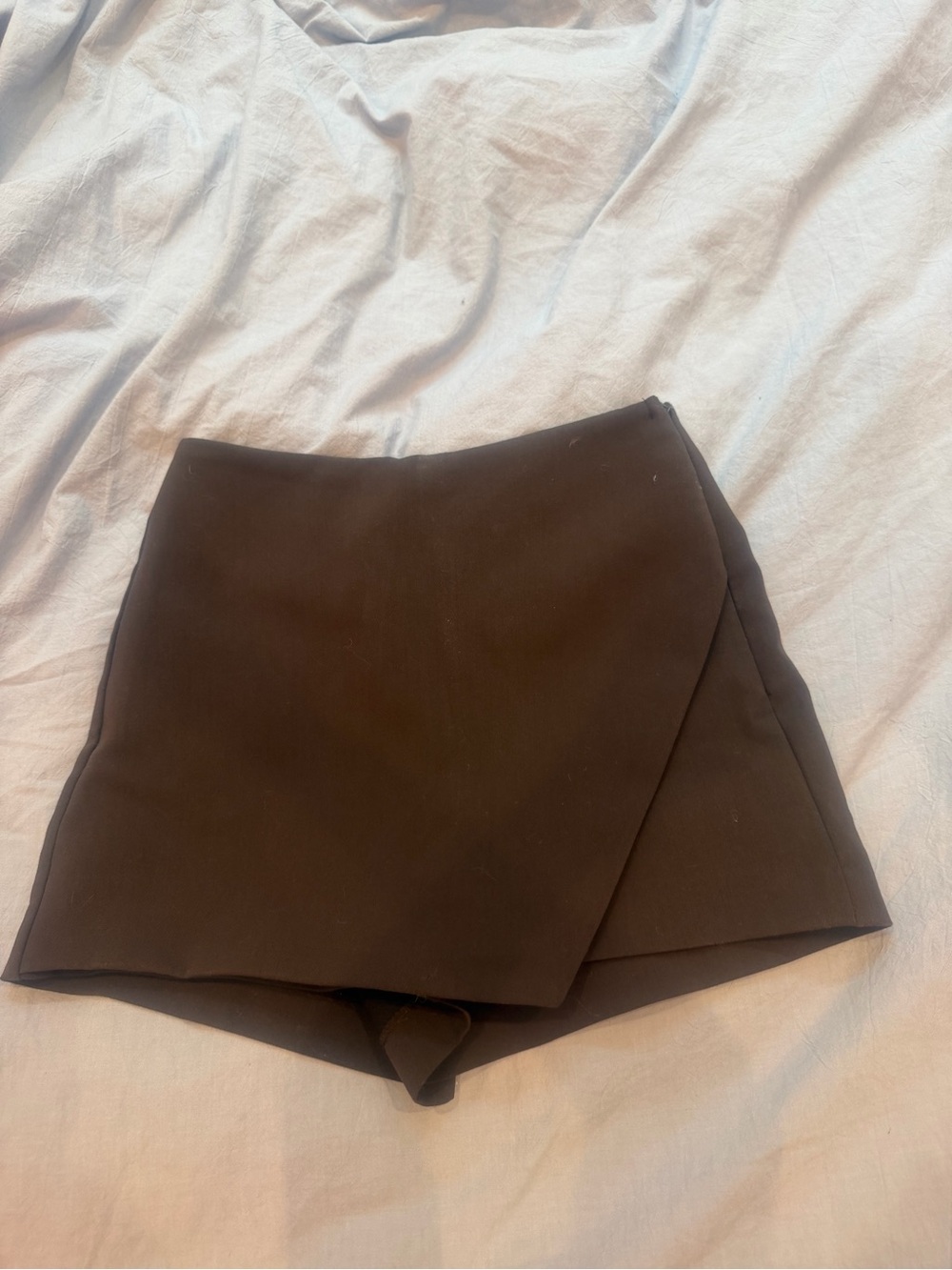 Zara Black Wrap Skort